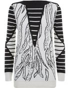 McQ by Alexander McQueen Tiger Jacquard Sweater - Lyst
