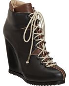 Pierre Hardy Colorblock Wedge Hiking Boot - Lyst