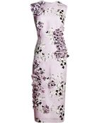 Giambattista Valli Bouquet Gazar Long Tube Dress - Lyst