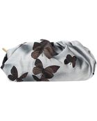 Lanvin Butterfly Print Gold Clutch - Lyst