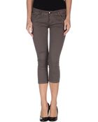 Scee By Twin-set 3/4-Length Trousers - Lyst