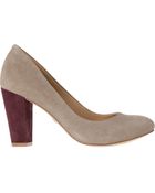 Ann Taylor Annabel Colorblocked Block Heels - Lyst