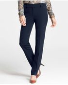 Ann Taylor Signature Stretch Straight Leg Slim Pants - Lyst