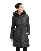 Dawn Levy Zig Zag Down Coat - Lyst