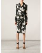 Lanvin Butterfly Print Robe - Lyst