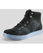 Andrew Marc Mullberry Hightop Sneaker Black - Lyst