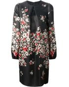 Dolce & Gabbana Floral Silk Dress - Lyst