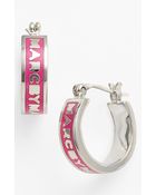 Marc By Marc Jacobs Classic Marc Hoop Earrings - Lyst