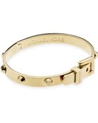 Michael Kors Buckle And Stud Bangle - Lyst