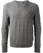Polo Ralph Lauren Cable Knit Sweater - Lyst