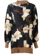 Vivienne Westwood Anglomania Zip Up Sacrifice Blouse - Lyst