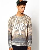Rock Revival Hype Mountain Range Sweatshirt - Lyst