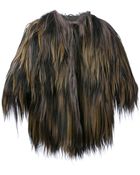 Meteo By Yves Salomon Long Fur Coat - Lyst
