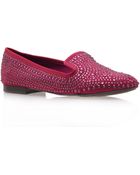 Nine West Lovemi Flat Embellished Slipper Shoes - Lyst
