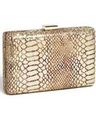 Natasha Couture Sequin Snake Embossed Clutch - Lyst