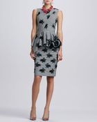 Carole Hochman Design Group Laceapplique Check Peplum Dress - Lyst