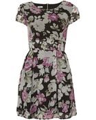 Topshop Floral Print Dress By Wal G - Lyst