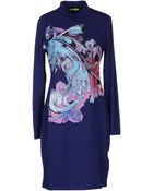 Versace Jeans Short Dress - Lyst