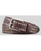 Will Leather Goods Studded Leather Belt - Lyst