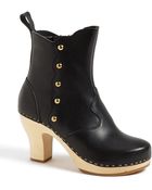 Swedish Hasbeens Button Bootie - Lyst
