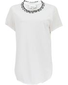 3.1 Phillip Lim Overlap Seam Tee - Lyst