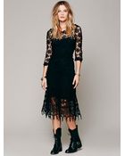 Free People Daisy Chemical Lace Dress - Lyst