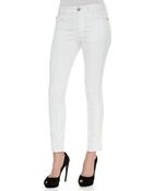 Alexander McQueen Tonal-Side Skinny Jeans - Lyst
