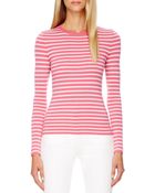 Michael Kors Striped Cashmere Top - Lyst