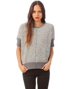 Sonia By Sonia Rykiel Short Sleeve Sweater - Lyst