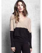Victoria's Secret Double V-neck Sweater - Lyst