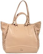 Christian Louboutin Bag Justine Leather and Studded Tote Bag - Lyst