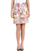 D&G Knee Length Skirt - Lyst
