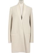 Isabel Marant Ecru Wool Ego Coat - Lyst