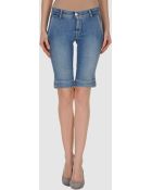 Kiton Denim Bermudas - Lyst