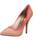 Lanvin Grosgrain-Trim Pointy Pump - Lyst