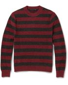 Marc By Marc Jacobs Striped Knitted Sweater - Lyst