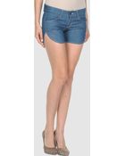 My Lovely Jean Denim Shorts - Lyst