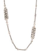 Aurelie Bidermann Silver-Tone Metal Wheat Necklace - Lyst