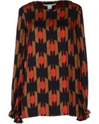 Diane von Furstenberg Blouse - Lyst