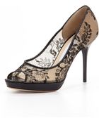Jimmy Choo Luna Lace Platform Pump Black - Lyst