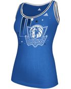 Adidas Women'S Scoop-Neck Dallas Mavericks Tank Top - Lyst