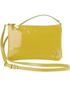 Cole Haan Jitney Mini Patent Crossbody Bag Green - Lyst