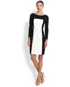Akris Punto Twotone Jersey Dress - Lyst