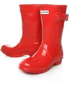 Hunter Red Original Gloss Short Wellington Boots - Lyst