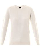 Theory Hannalor Chevronknit Sweater - Lyst