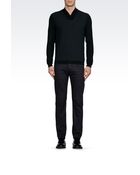 Armani V Neck Sweater - Lyst