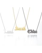 Sarah Chloe Ava Gothic Necklace - Lyst