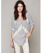 Free People We The Free Flying V Hacci - Lyst