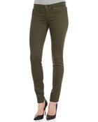 Rag & Bone The Legging Jeans Army Sateen - Lyst