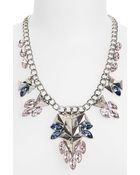 Topshop Triangle Stone Collar Necklace - Lyst